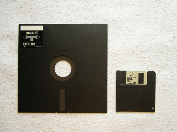 External 3.5 floppy disk reader